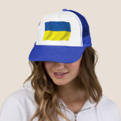 Oekraïense vlag hoed trucker pet (In situ)