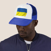 Oekraïense vlag hoed trucker pet (In situ)