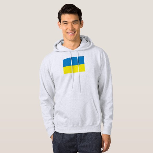 Oekraïense vlag hoodie (Voorkant volledig)