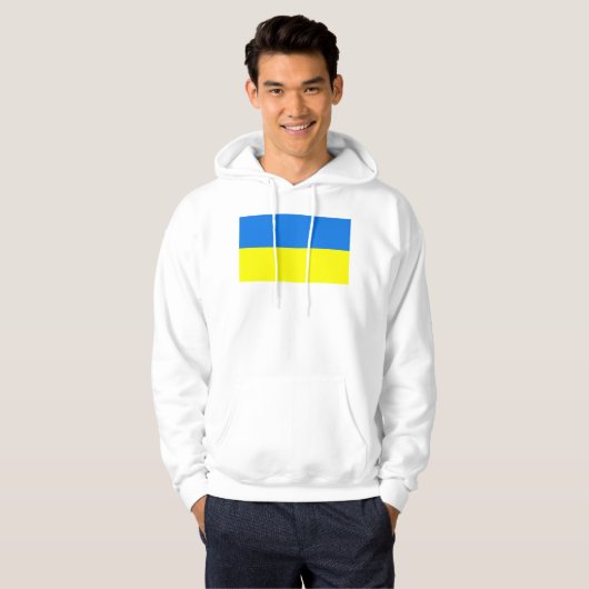 Oekraïense vlag hoodie (Voorkant volledig)