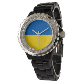 Oekraïense vlag horloge