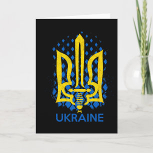Oekraïense vlag - Ik sta met Oekraïne Oekraïense v Kaart