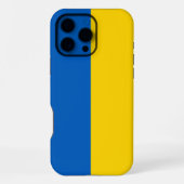 Oekraïense vlag iPhone hoesje (Achterkant)