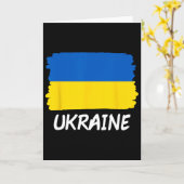 Oekraïense vlag  kaart (Gele Bloem)