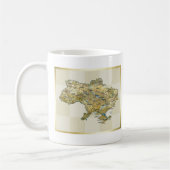 Oekraïense vlag + kaartMok Koffiemok (Links)