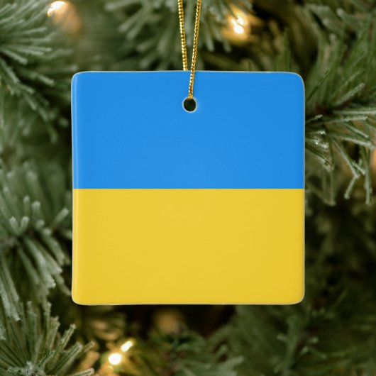 Oekraïense vlag keramisch ornament (Boom)