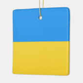 Oekraïense vlag keramisch ornament (Links)