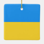 Oekraïense vlag keramisch ornament (Achterkant)