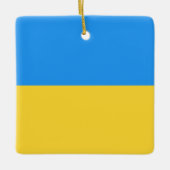 Oekraïense vlag keramisch ornament (Voorkant)