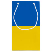 Oekraïense vlag klein cadeauzakje (Achterkant)