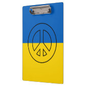 Oekraïense vlag klembord (Links)