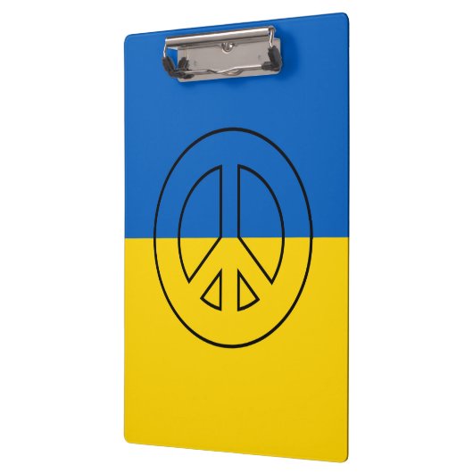 Oekraïense vlag klembord (Links)