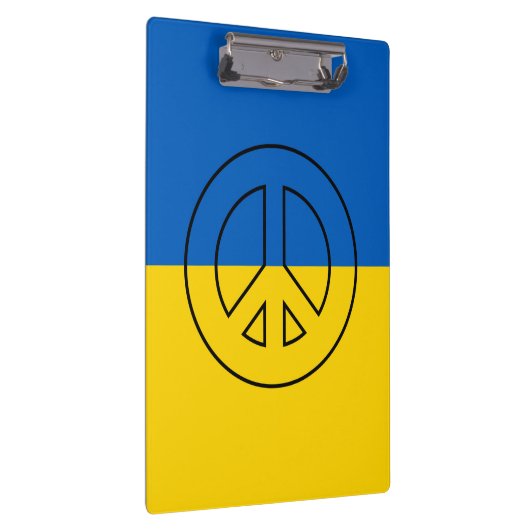 Oekraïense vlag klembord (Rechts)