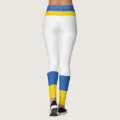 Oekraïense vlag - kleuren - geel - blauw - eenvoud leggings (Achterkant)
