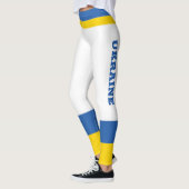 Oekraïense vlag - kleuren - geel - blauw - eenvoud leggings (Links)