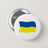 Oekraïense Vlag Knop Ronde Button 5,7 Cm (Voorkant /achterkant)