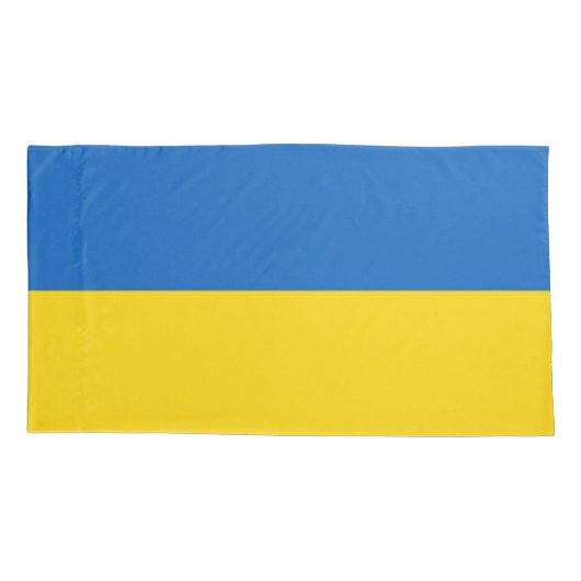 Oekraïense vlag kussensloop (Achterkant)