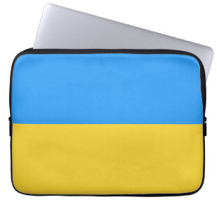 Oekraïense vlag laptop sleeve
