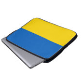 Oekraïense vlag laptop sleeve (Voorkant onderkant)