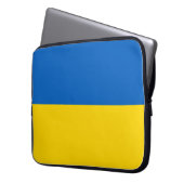 Oekraïense vlag laptop sleeve (Voorkant Links)