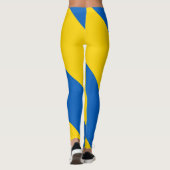 Oekraïense vlag leggings (Achterkant)