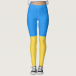 Oekraïense vlag leggings<br><div class="desc">Oekraïne vlag,  steun Oekraïne blauw en geel Oekraïens gevecht</div>