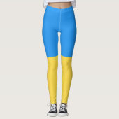 Oekraïense vlag leggings (Voorkant)
