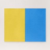 Oekraïense vlag legpuzzel (Horizontaal)