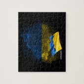 Oekraïense vlag legpuzzel (Verticaal)