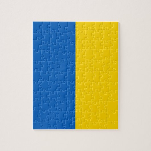 Oekraïense vlag legpuzzel (Verticaal)