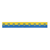Oekraïense vlag lint, reizen / sport, Oekraïne Grosgrain Lint (Voorkant)