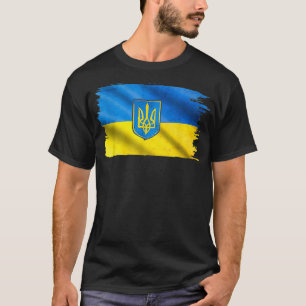 Oekraïense vlag Lover Trident Pease T-shirt