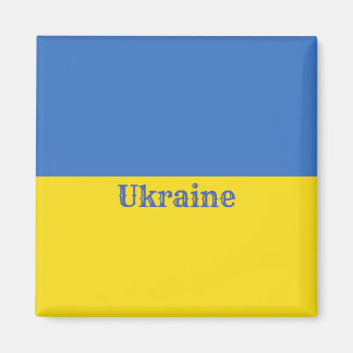 Oekraïense vlag magneet