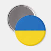 Oekraïense vlag magneet (Voorkant / Achterkant)