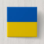 Oekraïense vlag magneet<br><div class="desc">Eenvoudige Oekraïense vlag - minimale kwadraat magneet</div>