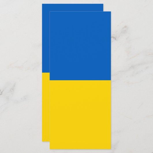 Oekraïense vlag menu (Voorkant / Achterkant)