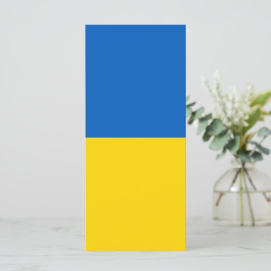 Oekraïense vlag menu (Staand voorkant)