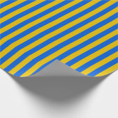 Oekraïense vlag met blauwe en gele tong cadeaupapier (Hoek)