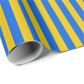 Oekraïense vlag met blauwe en gele tong cadeaupapier (Rol Hoek)