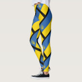 Oekraïense vlag met drietand leggings (Links)