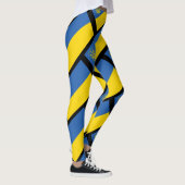 Oekraïense vlag met drietand leggings (Rechts)