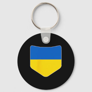 Oekraïense vlag met gedrukte Oekraïense vlag zak Sleutelhanger