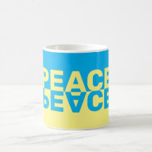 Oekraïense vlag met vredesbrieven