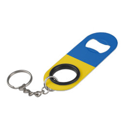 Oekraïense vlag mini flessenopener