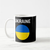 Oekraïense Vlag Modern 1  Koffiemok (Links)