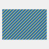 Oekraïense vlag - Modern Striped Pattern Inpakpapier Vel (Voorkant 3)