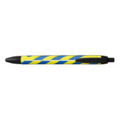 Oekraïense vlag - moderne kleuren zwarte inkt pen (Achterkant)