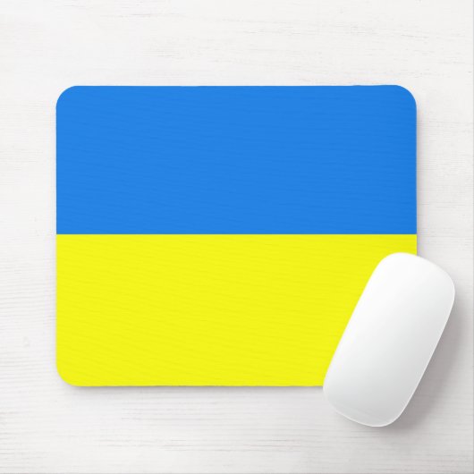 oekraïense vlag mousepad muismat (Met muis)