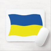Oekraïense vlag Mousepad Muismat (Met muis)