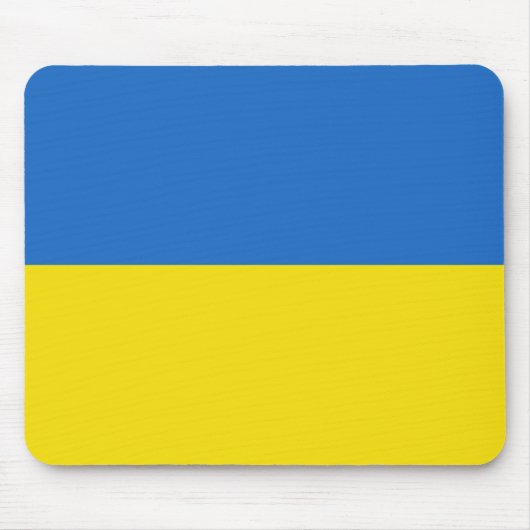 Oekraïense vlag Mousepad Muismat (Voorkant)